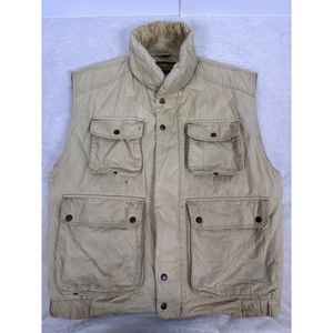 Osh Kosh Mens L Vest Jacket Blanket Lined Insulated Chore Barn Workwear Vintage